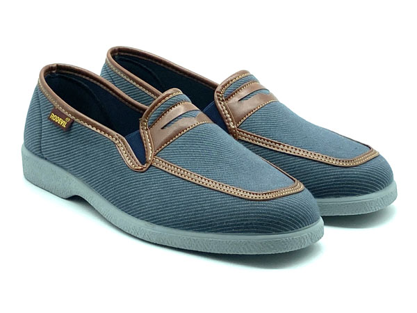 Producto Zapatilla anatomíca antifa marino 39/46 Denim suave licra adaptable