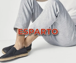 Calzado esparto para hombre